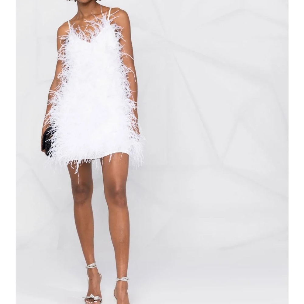 Zariah Feather Mini Dress